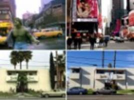 The incredible overhaul: New iPhone ap shows the street sets of your favorite movies and how much they have changed - or remained the same - over time